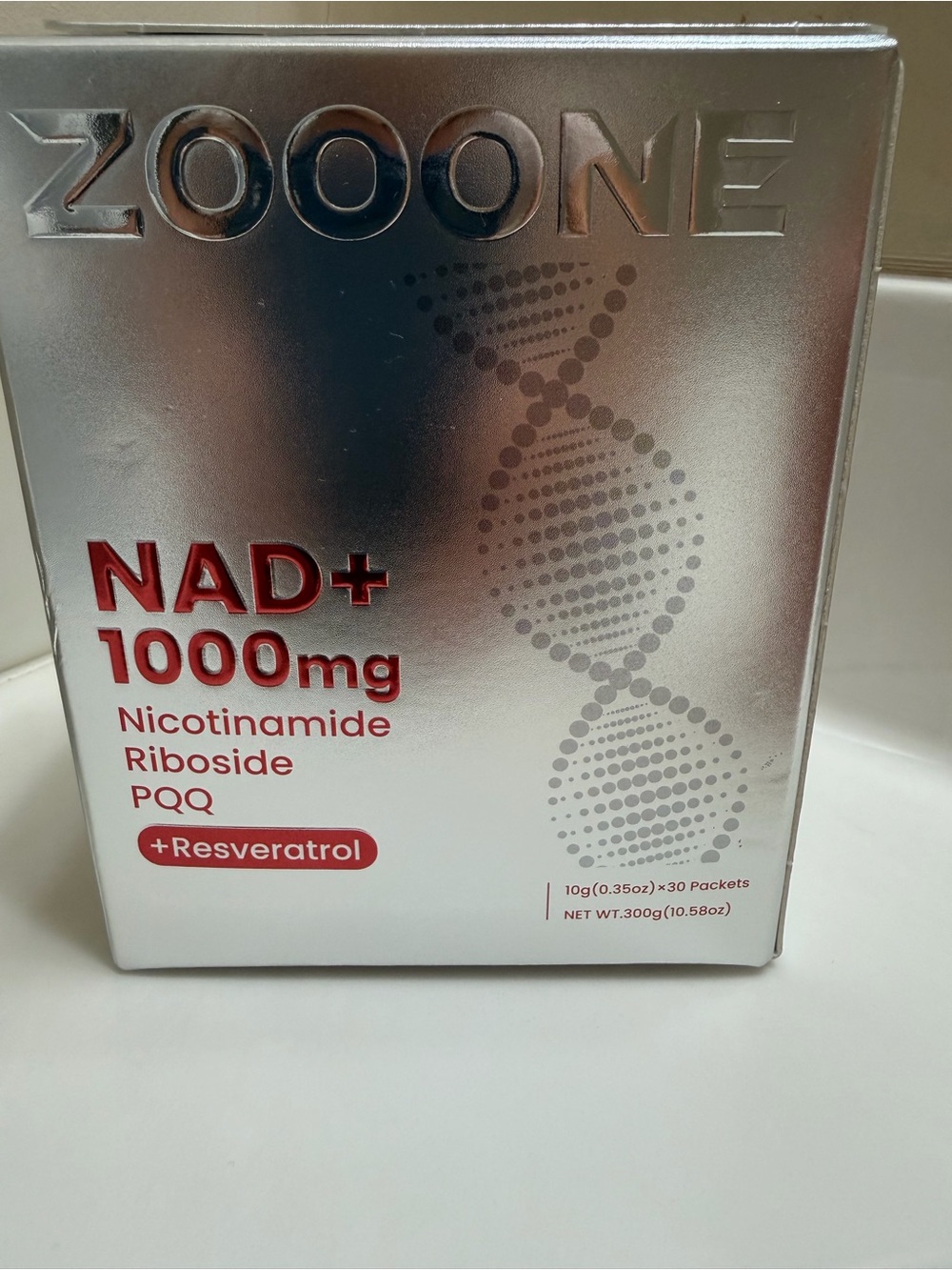 ZOONE NAD+ 1000mg supplement packets